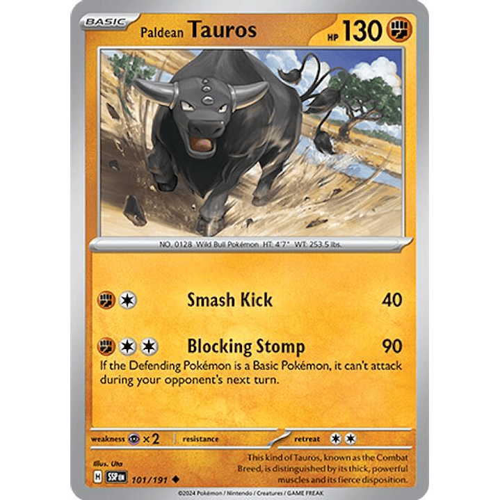 Paldean Tauros #101 1