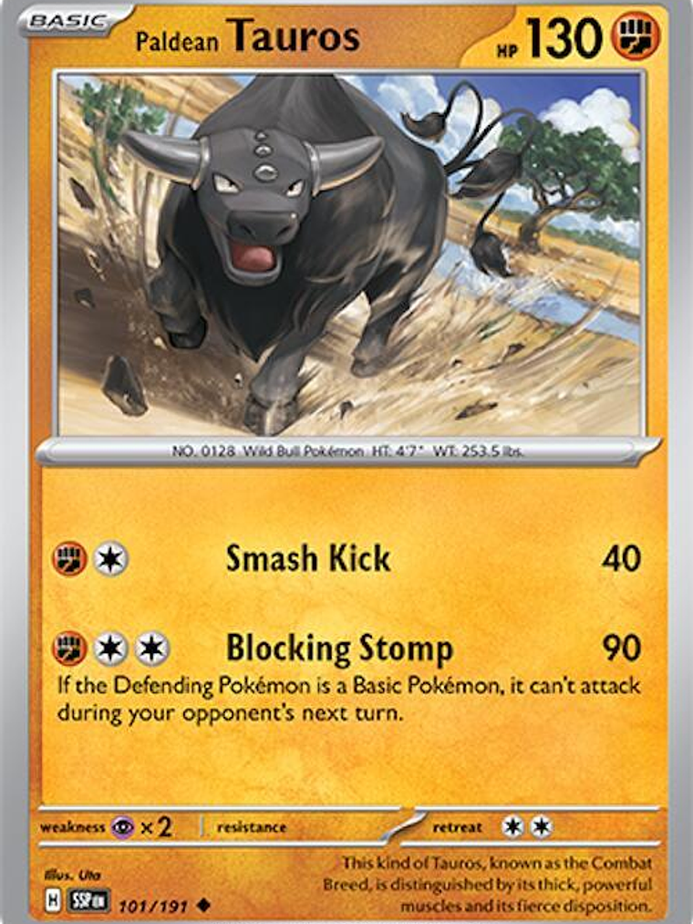 Paldean Tauros #101 1