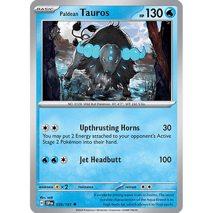 Paldean Tauros #039 1