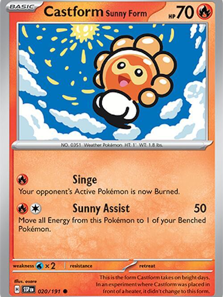 Castform Sunny Form #020 1