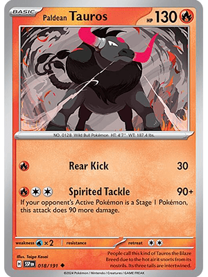 Paldean Tauros #018