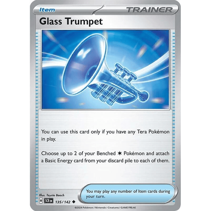 Glass Trumpet #135 1