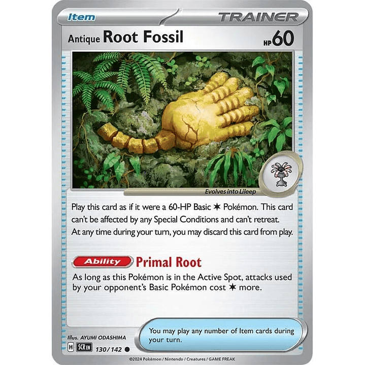 Antique Root Fossil #130 1