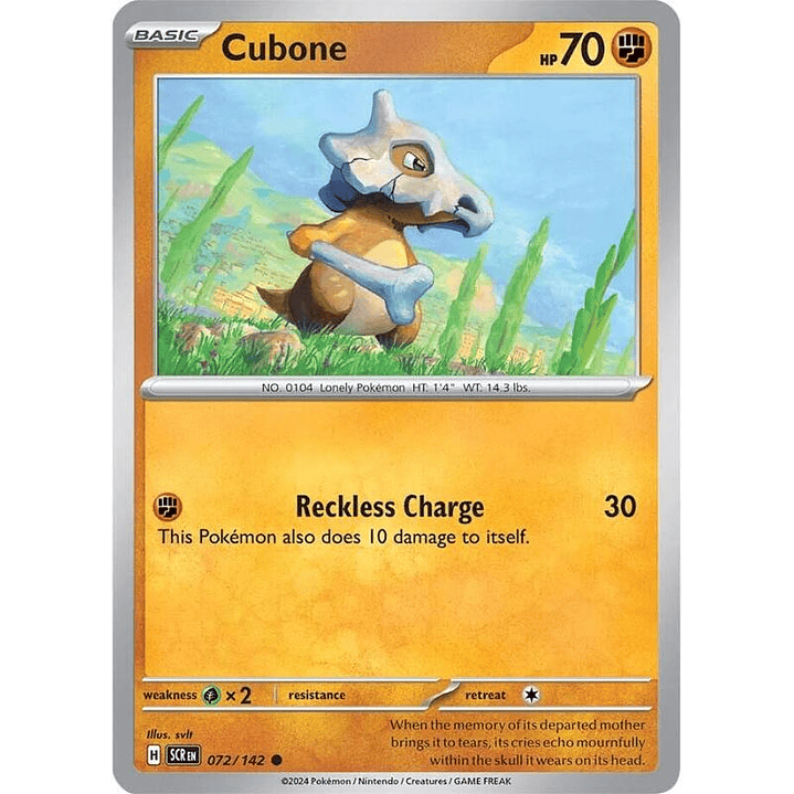 Cubone #072 1