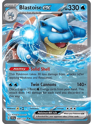 Blastoise ex #030