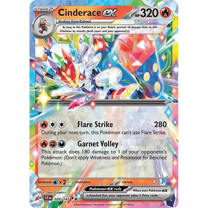 Cinderace ex #028 1