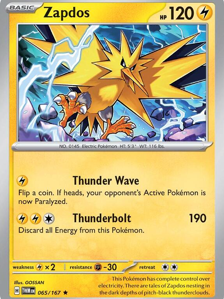 Zapdos #065 1