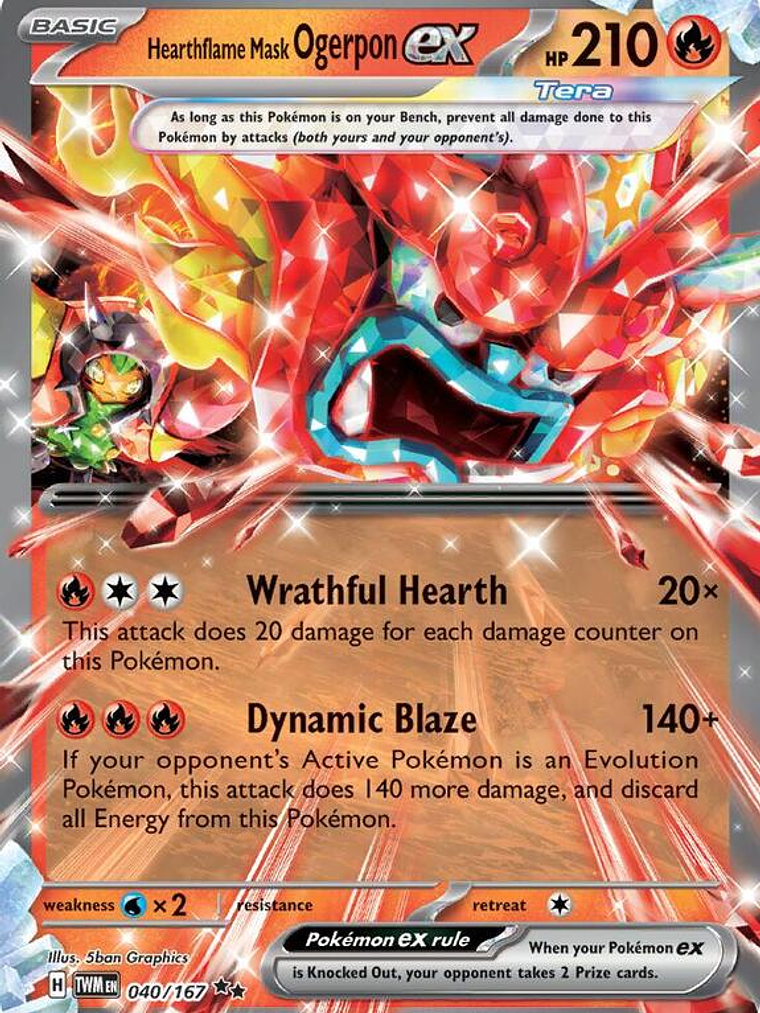 Hearthflame Mask Ogerpon ex #040 1