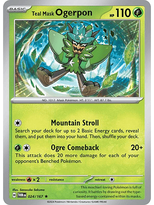 Teal Mask Ogerpon #024