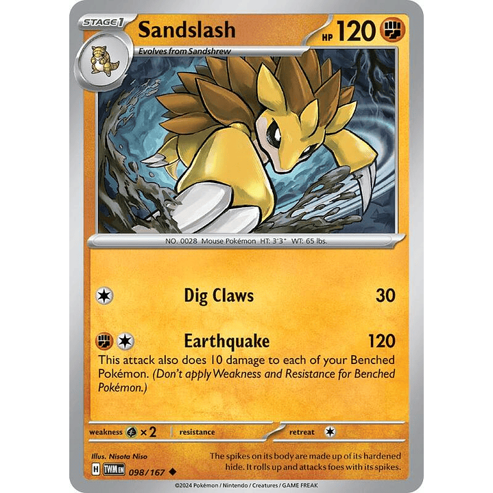Sandslash #098 1