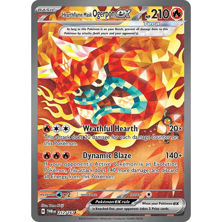 Hearthflame Mask Ogerpon ex #212 1