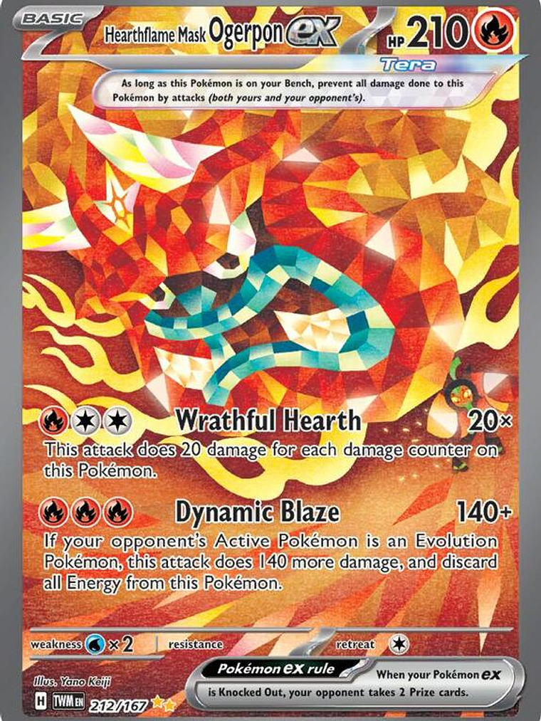 Hearthflame Mask Ogerpon ex #212 1