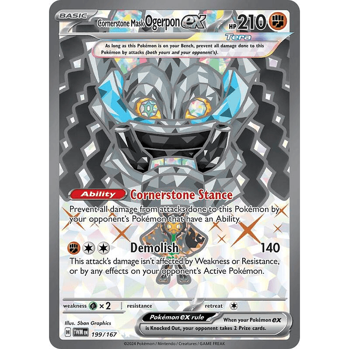 Cornerstone Mask Ogerpon ex #199 1