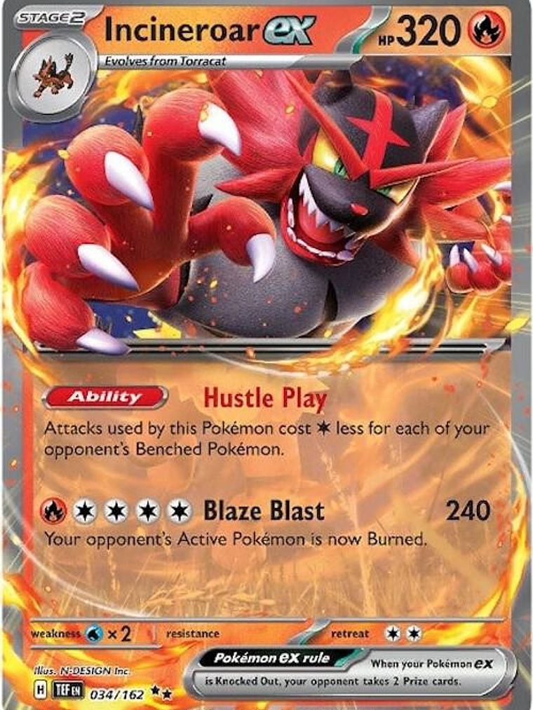 Incineroar ex #034 1