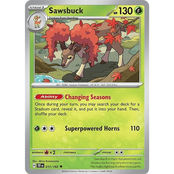 Sawsbuck #017 1