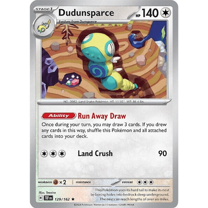 Dudunsparce #129 1