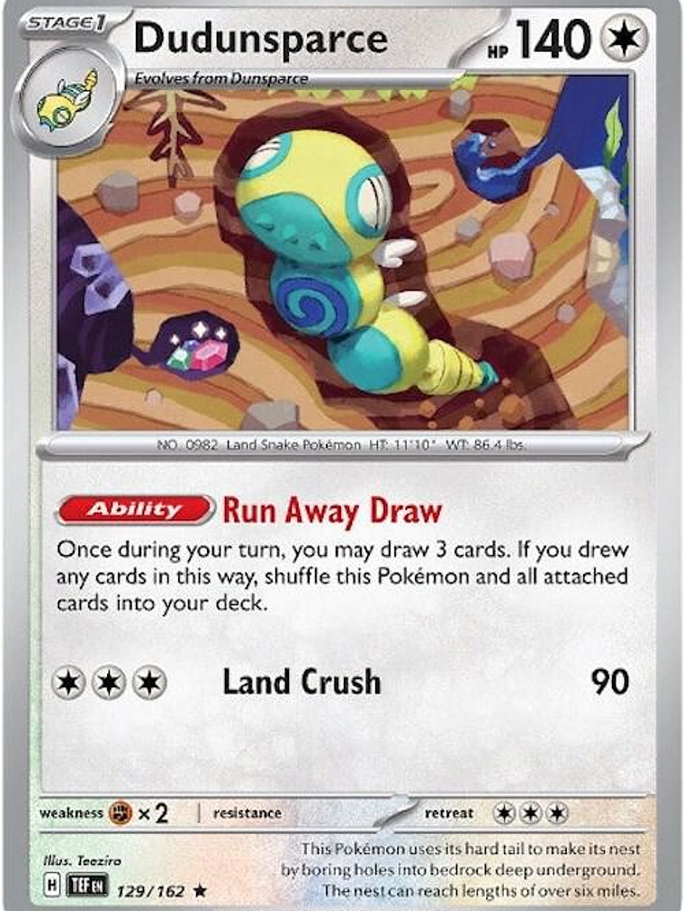 Dudunsparce #129 1