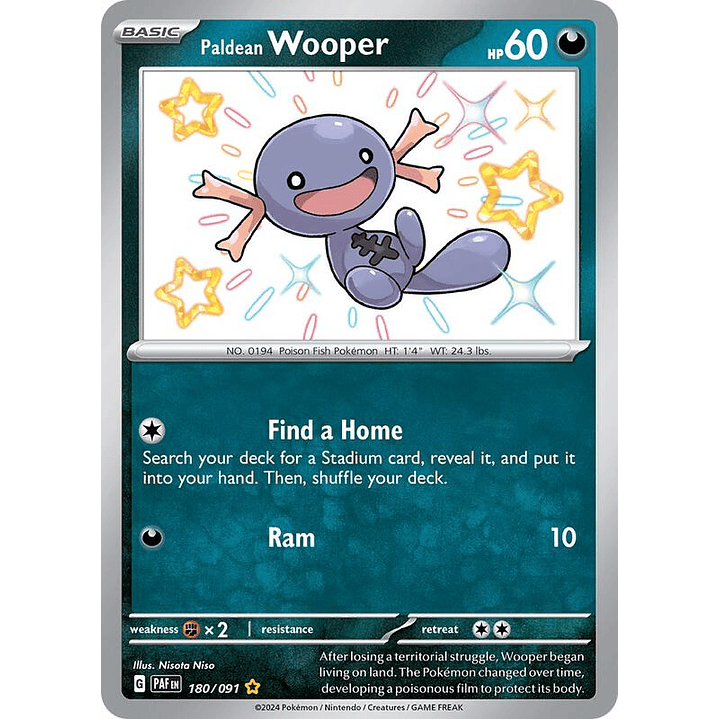Paldean Wooper #180 1