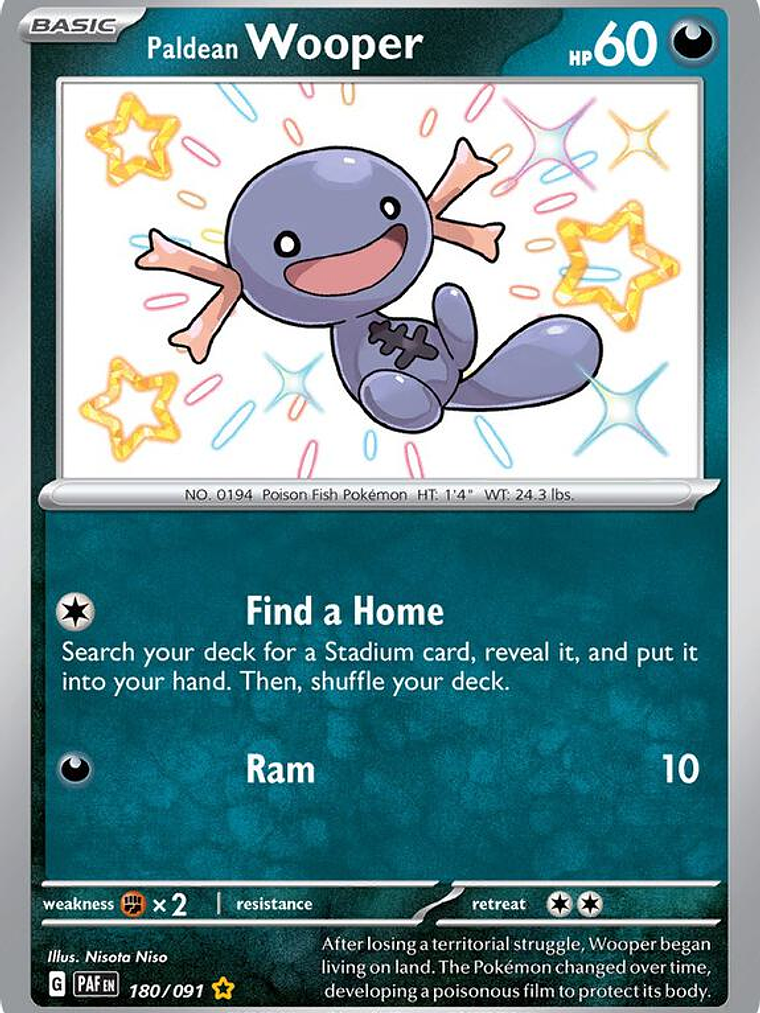 Paldean Wooper #180 1