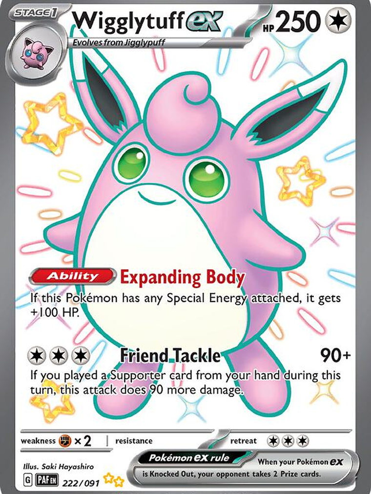 Wigglytuff ex #222 1
