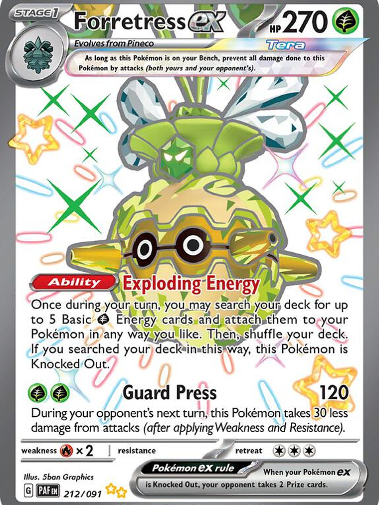 Forretress ex #212 1