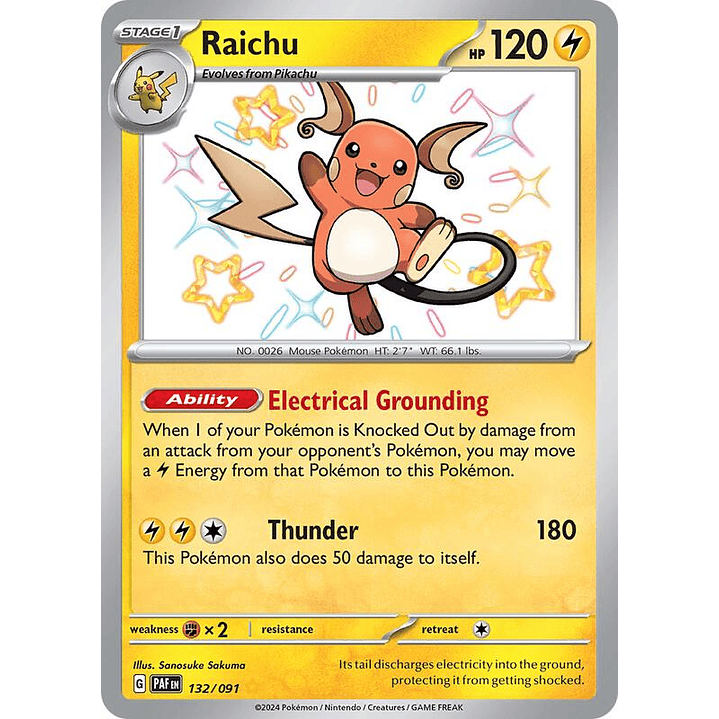 Raichu #132 1
