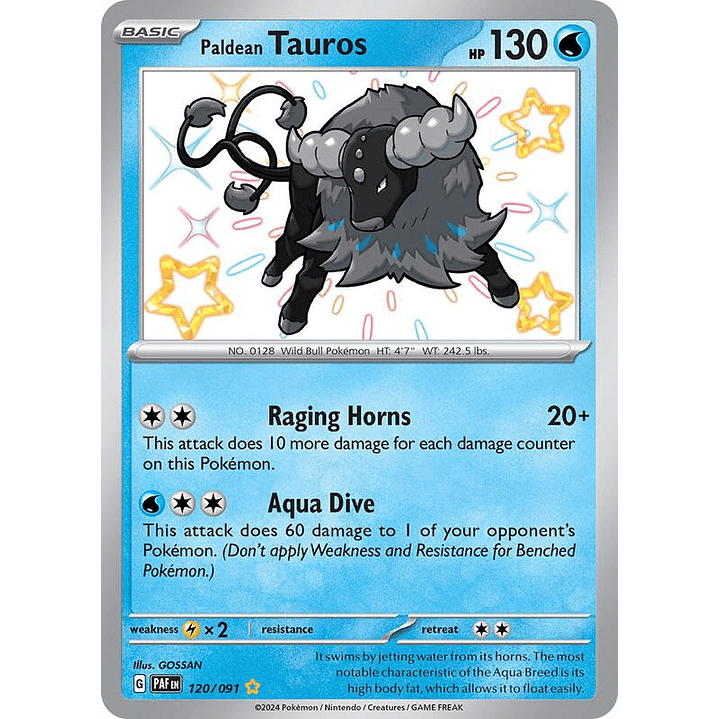 Paldean Tauros #120 1