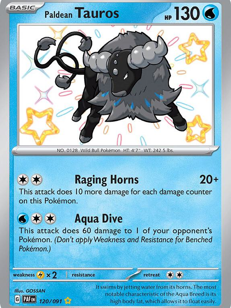 Paldean Tauros #120 1