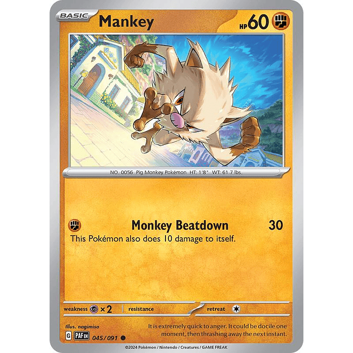 Mankey #045 1