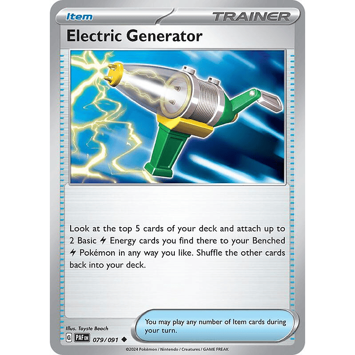 Electric Generator #079 1