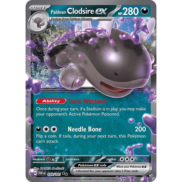 Paldean Clodsire ex #059 1