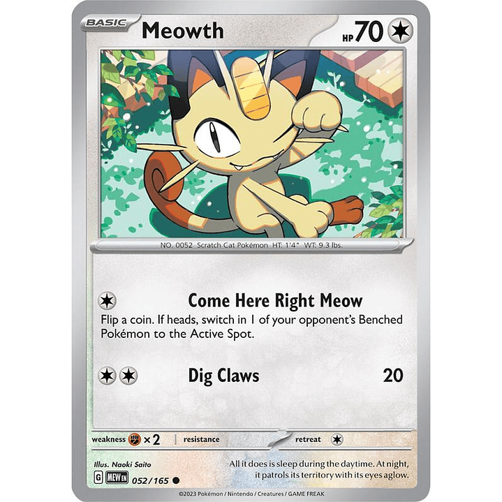 Meowth #052 1