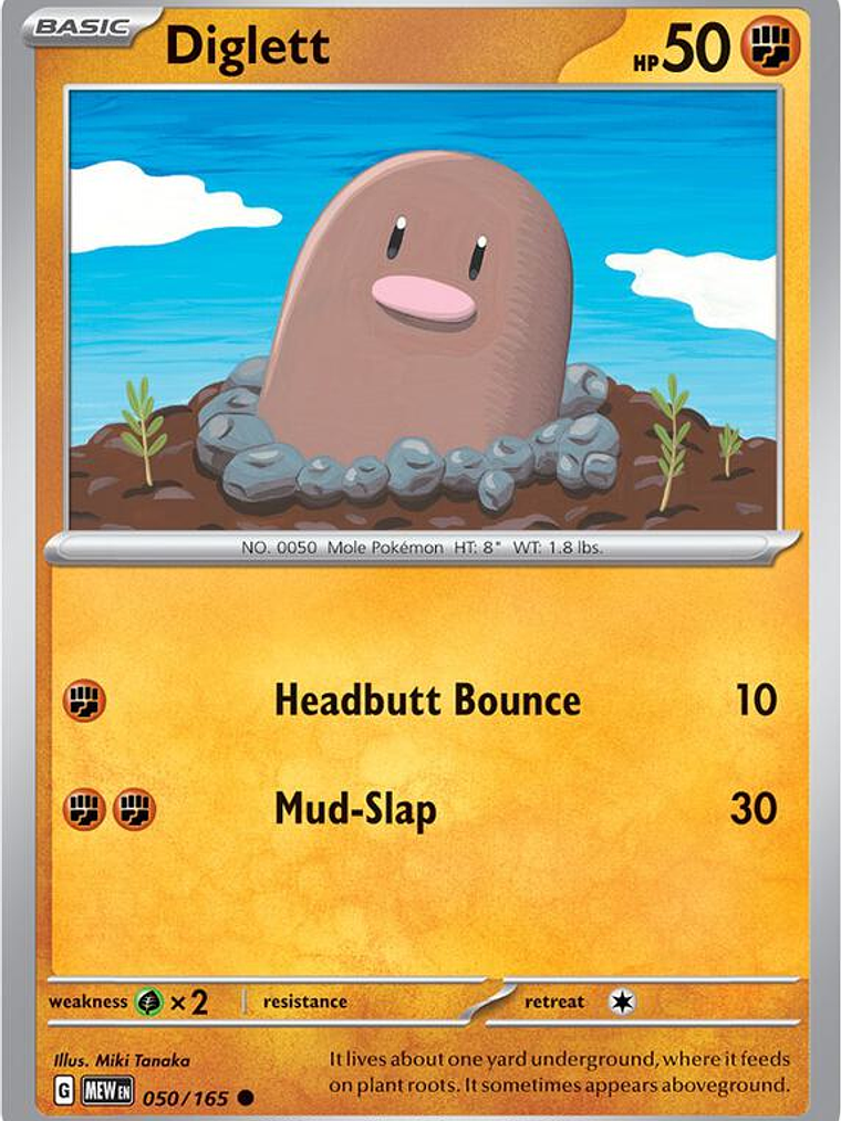 Diglett #050 1
