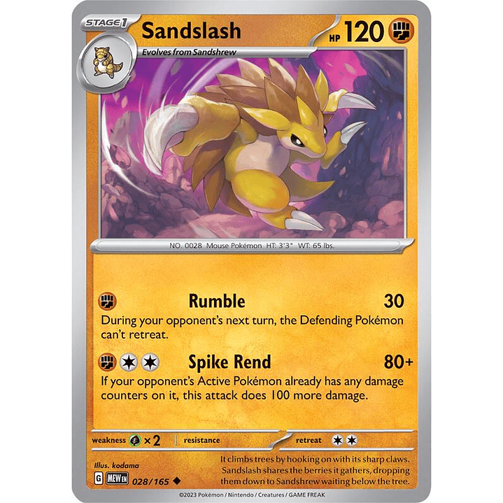 Sandslash #028 1