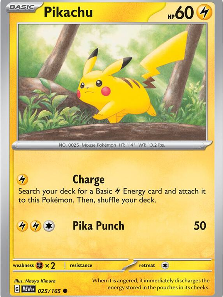 Pikachu #025 1