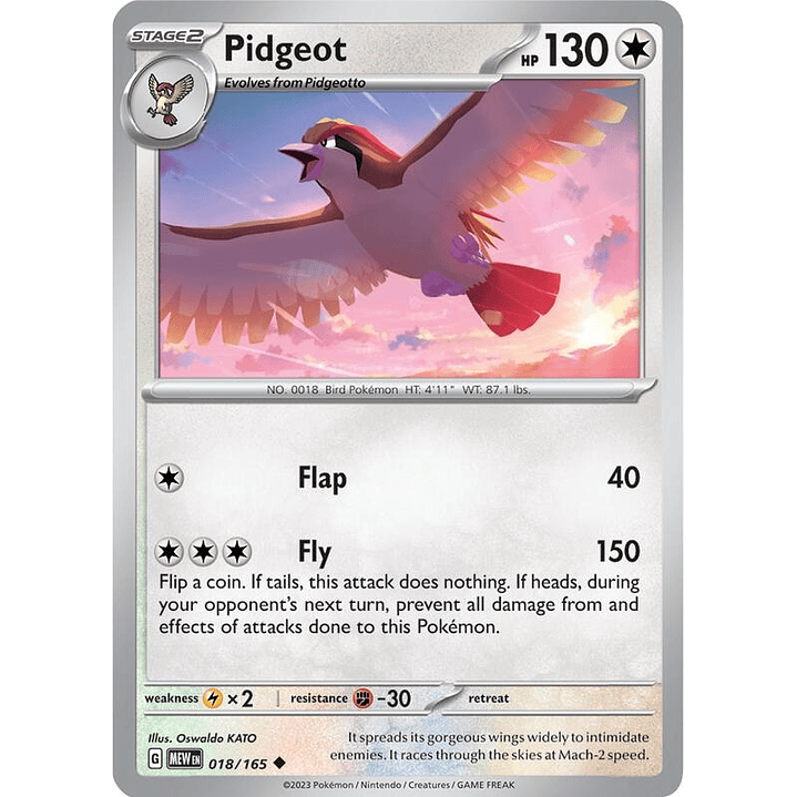 Pidgeot #018 1