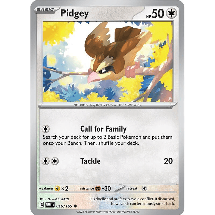 Pidgey #016 1