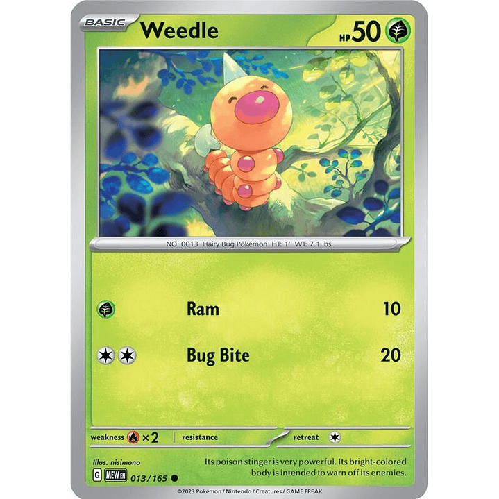 Weedle #013 1