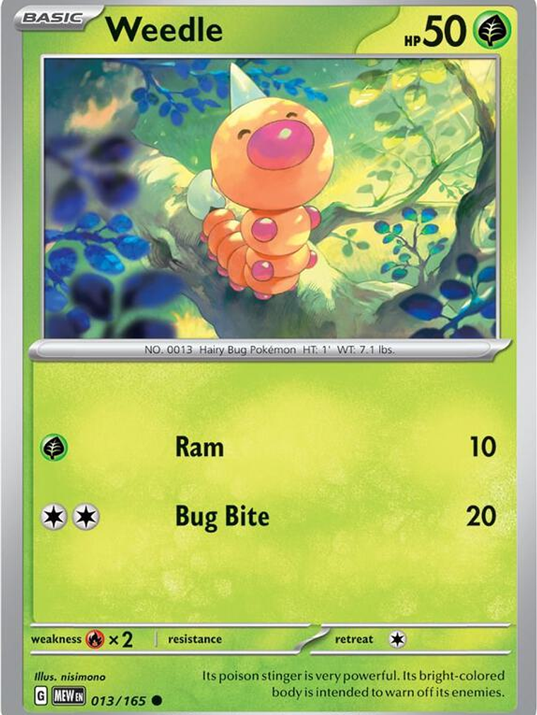 Weedle #013 1
