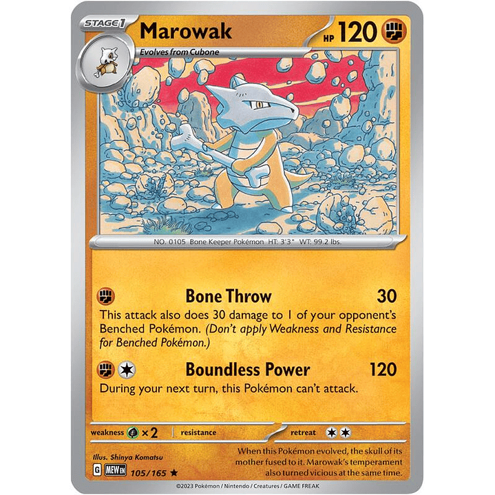Marowak #105 1