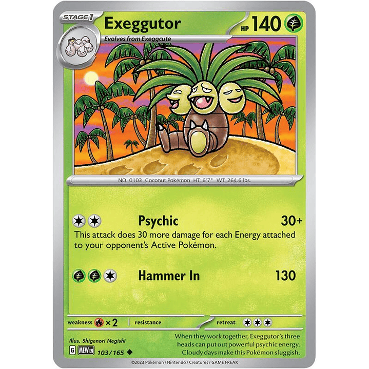Exeggutor #103 1