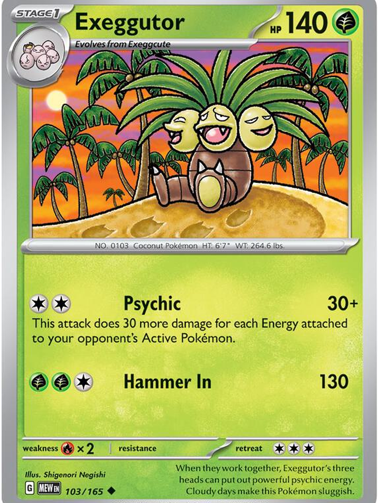 Exeggutor #103 1