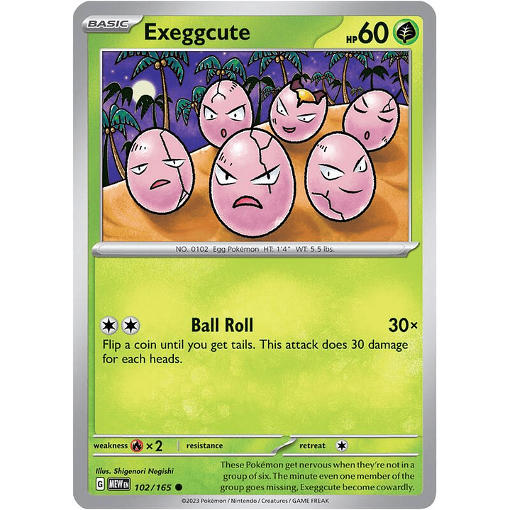 Exeggcute #102 1
