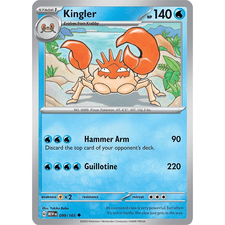 Kingler #099 1