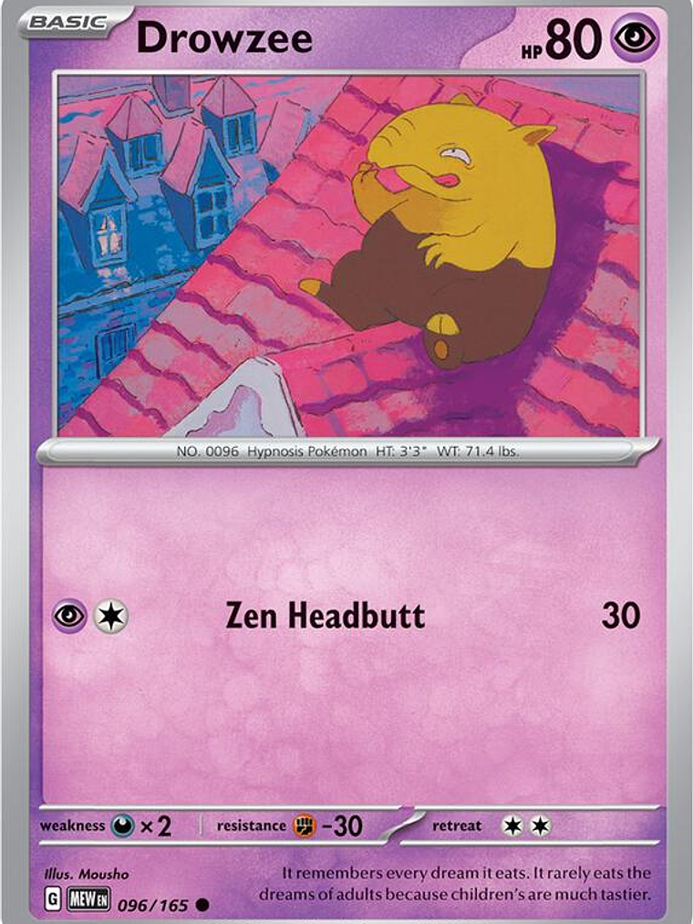 Drowzee #096 1
