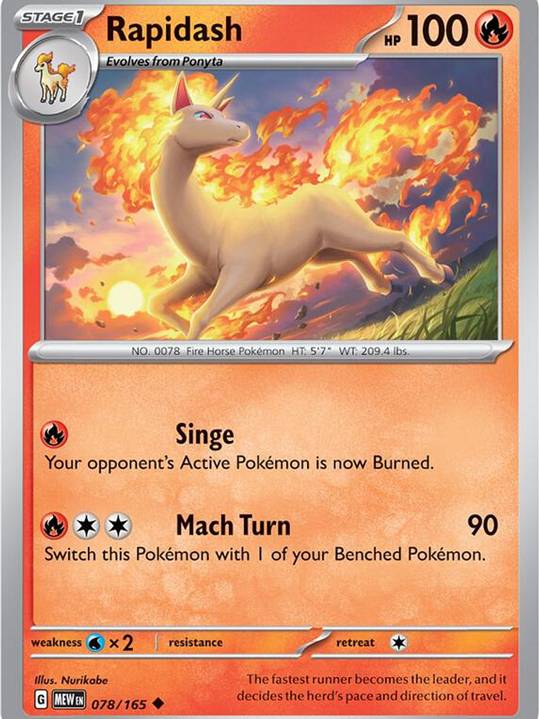 Rapidash #078 1