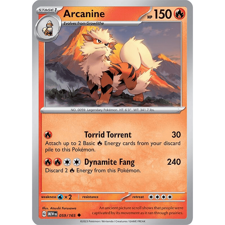 Arcanine #059 1
