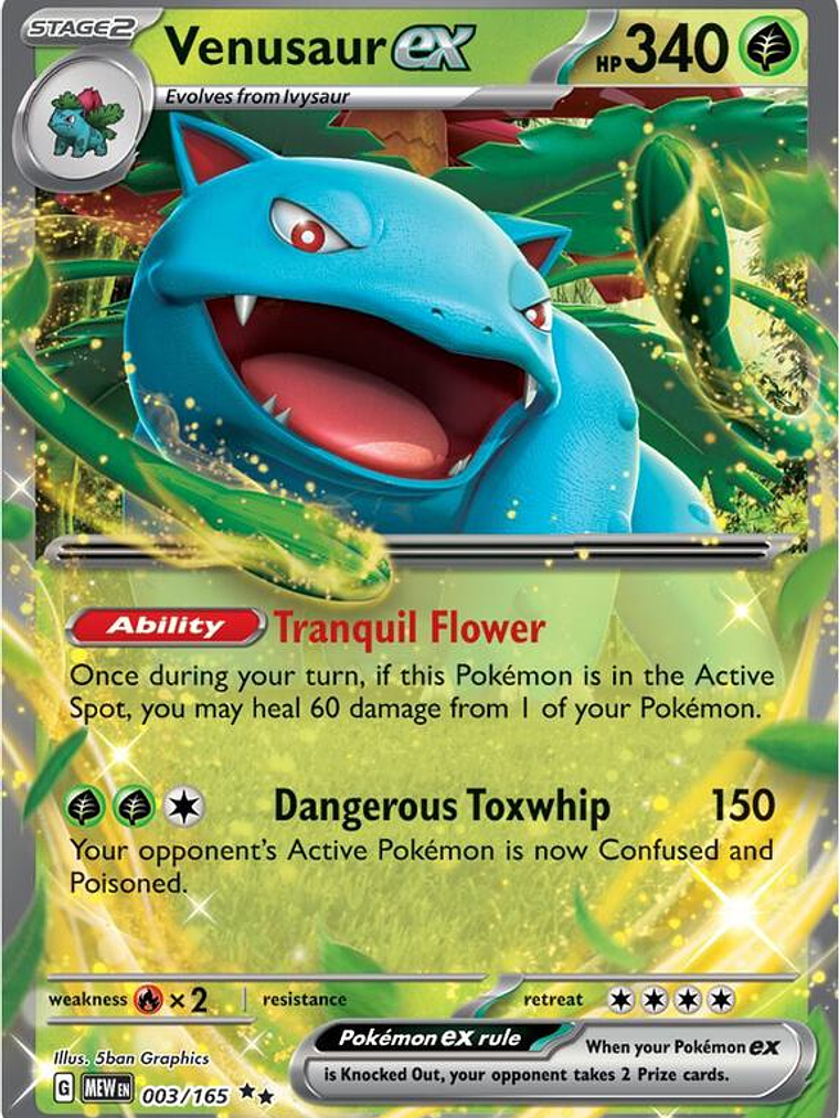 Venusaur ex #003 1
