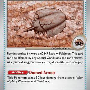 Antique Dome Fossil #152