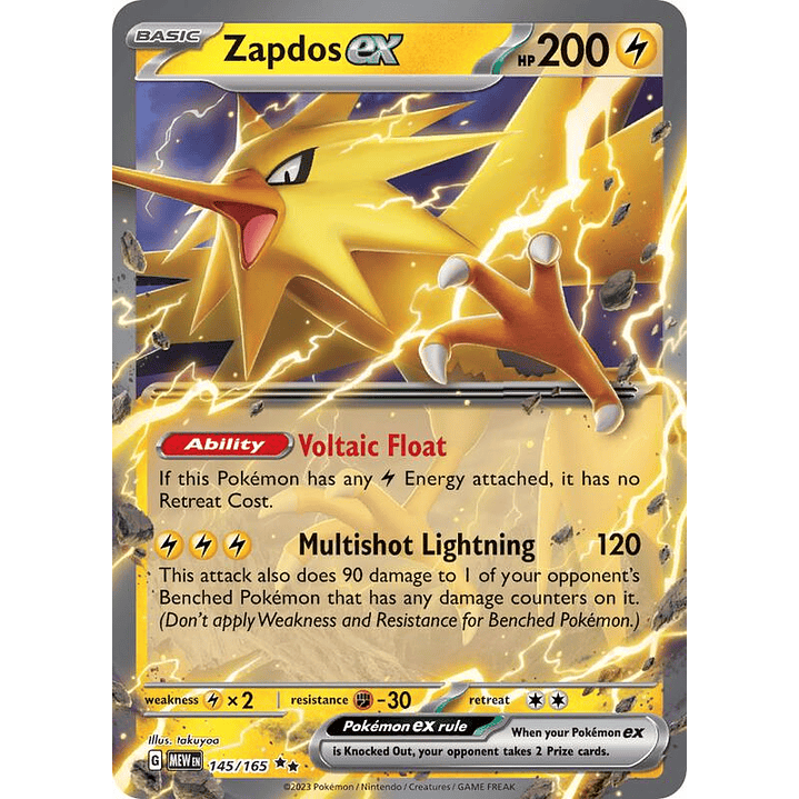 Zapdos ex #145 1